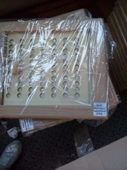 Решетка вентиляционная с задвижкой средняя Ольха 245*215 с/п