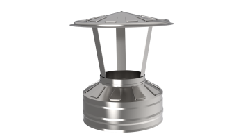 Оголовок ф 120х200, AISI 439/439, 0,5мм/0,5мм, (К), тип-2