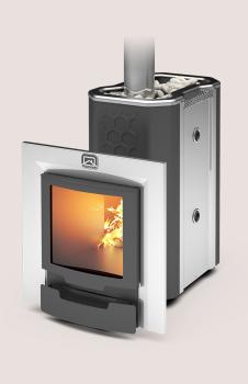 Печь банная Теплодар Сибирь 20 ЛРК Профи Панорама (2.0)