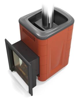 Печь банная ТМФ Уренгой Мини 2018 Carbon БСЭ терракота