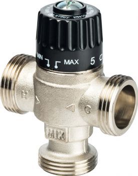 SVM-0125-236525 STOUT Термостатический смесительный клапан для систем отопления и ГВС 1"  НР   30-65