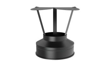 Оголовок ф 250х310, AISI 439/439, 0,5мм/0,5мм, (К) (черный 1000)