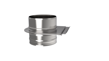 Шибер-задвижка ф 180, AISI 439/1,0мм (черный 1000)