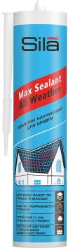 Герметик Sila PRO Max Sealant, All weather, каучуковый для кровли, бесцветный 290 мл (12)