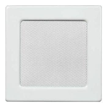 Решетка металлическая вентиляционная 170*170 цвет белый с/п