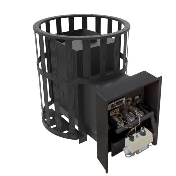 Печь банная Берёзка Викинг - 24 ГАЗ (Сетчатый кожух)