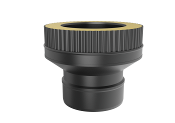 Старт-сэндвич Т/П-М, ф 250х350, AISI 439/439, 1,0мм/0,5мм, h=185мм (черный 1000)