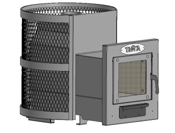 Печь банная Тайга 12 (С)
