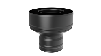 Старт-сэндвич Х/М-М, ф 180х260, AISI 439/439, 1,0мм/0,5мм, h=185мм, (черный 1000)