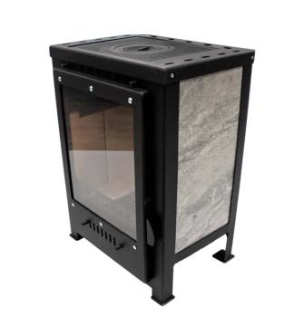 Печь-Камин Kennet Гермес с плитой угловой 7 кВт М25