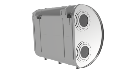 Бак для т/об "Тритон",  70л, AISI 439/0,8мм, Г/Прав, (штуцер 3/4")