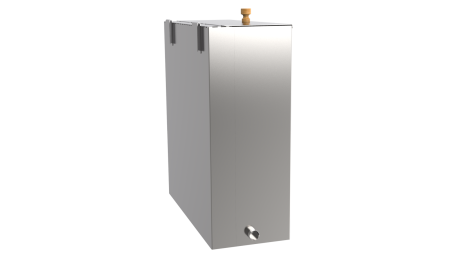 Бак навесной "Жара"  50л, 525х475х200, AISI 439/1,0мм, Лев.