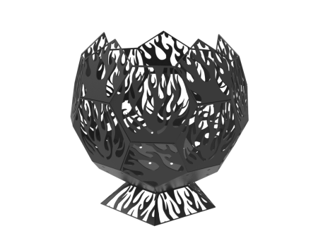 Костровая чаша Kennet Огненный цветок (620х580)