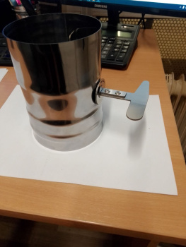 Шибер  ф 120, AISI 439/1,0мм 