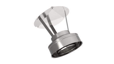 Оголовок ф 250х310, AISI 439/Оц, 1,0мм/0,5мм, (К)