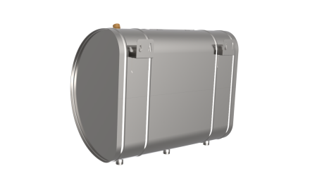 Бак для т/об,  60л, AISI 430/0,5мм, Г, (штуцер 3/4")