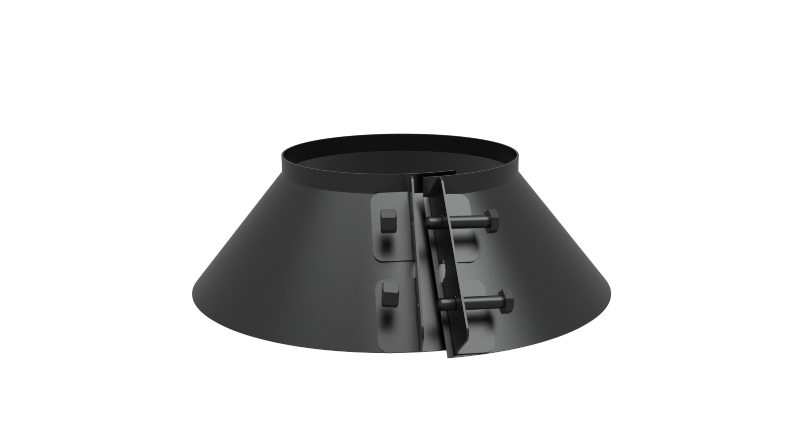 Фланец ф 115, AISI 439/0,5мм, h=60мм (черный 1000)