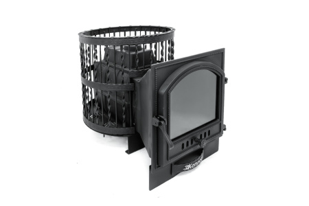 Печь банная Kennet Бастион 22 сетка ковка панорама 505