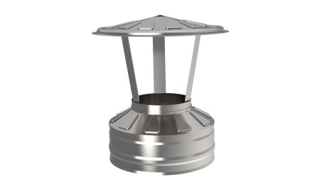 Оголовок ф 130х200, AISI 439/Оц, 0,5мм/0,5мм, (К), тип-2