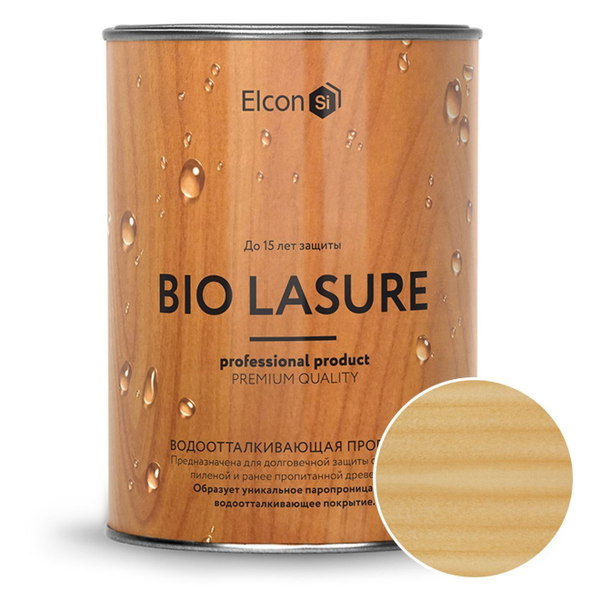 Пропитка Elcon Bio Lasure для древесины бесцветная 900мл