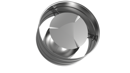 Оголовок с дефлектором, ф 250х350, AISI 439/Оц, 0,5мм/0,5мм, (К)