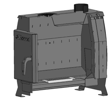 Печь отопительная Kennet Ария 100 (без стекла)
