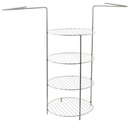 Этажерка универсальная к тандырам Атаман, Алладин, Дастархан (4 - х ярусная большая)